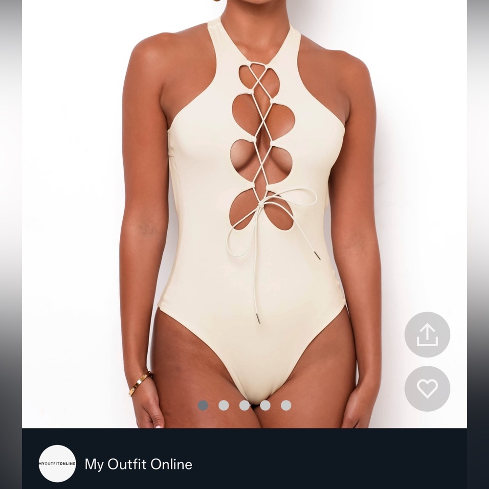Cream bodysuit